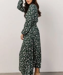 HAY Briar Maxi Dress | Green Floral Dresses