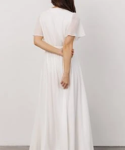 Soi Dresses Brighton Wrap Maxi Dress | Off White