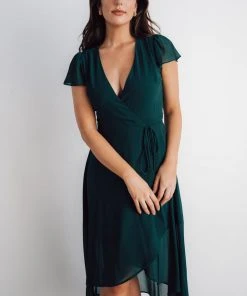 Soi Bristol Midi Wrap Dress | Emerald 15 Soi Bristol Midi Wrap Dress | Emerald