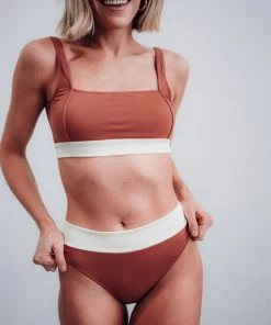 BJB Cabo Bikini Bottom | Terracotta Swim