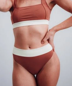 BJB Cabo Bikini Bottom | Terracotta Swim