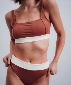 BJB Swim Cabo Bikini Top | Terracotta