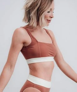 BJB Swim Cabo Bikini Top | Terracotta