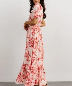 SL Candice Sweetheart Dress | Pink + Red Floral Dresses 12 SL Candice Sweetheart Dress | Pink + Red Floral Dresses