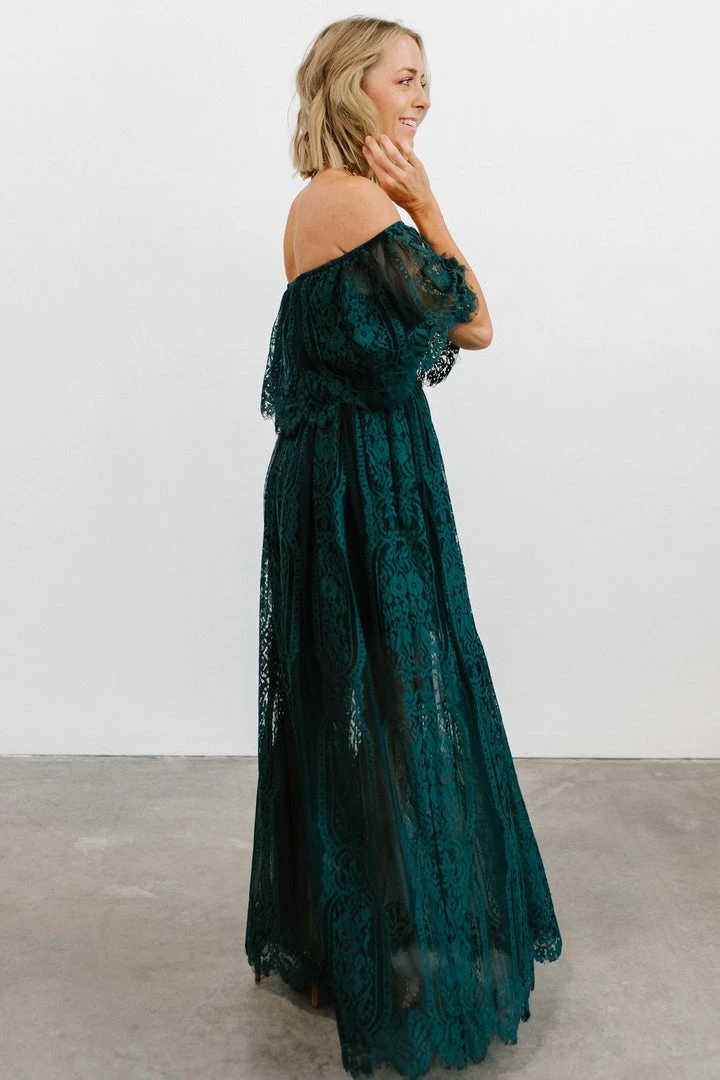 BB Custom Caroline Lace Maxi Dress | Emerald Dresses 5 BB Custom Caroline Lace Maxi Dress | Emerald Dresses