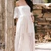 BB Custom Caroline Lace Maxi Dress | Off White