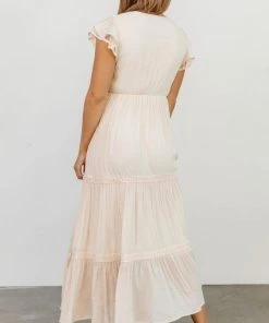 POL Cecilia Boho Maxi Dress | Natural