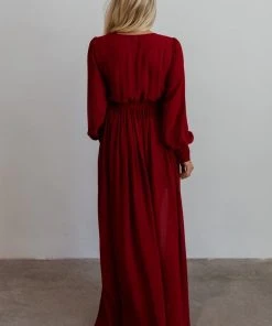 Celine Maxi Dress | Wine