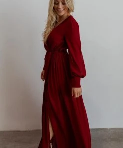 Celine Maxi Dress | Wine