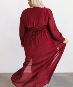 Celine Maxi Dress | Wine
