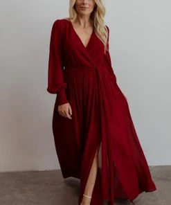 Celine Maxi Dress | Wine