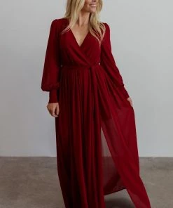 Celine Maxi Dress | Wine