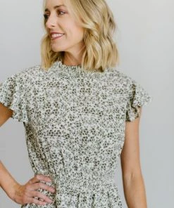 HAY Chanel Floral Dress | Ivory Dresses