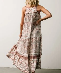 IL Chase Tiered Dress | Mauve Multi Print