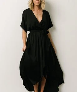 DD Cherish Kimono Maxi Dress | Black