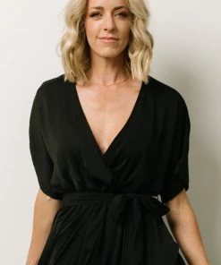 DD Cherish Kimono Maxi Dress | Black