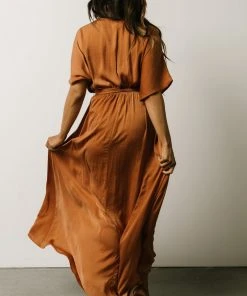 DD Cherish Kimono Maxi Dress | Camel