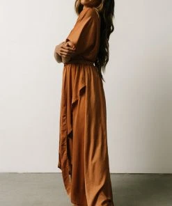 DD Cherish Kimono Maxi Dress | Camel