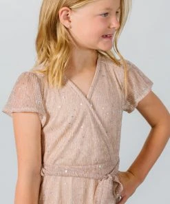 BB Custom Child Grace Sparkle Gown | Champagne Dresses