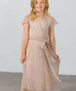 BB Custom Child Grace Sparkle Gown | Champagne Dresses