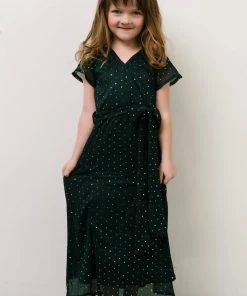 BB Custom Dresses Child Grace Sparkle Gown | Emerald