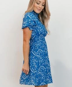 HAY Clarice Print Dress | Blue