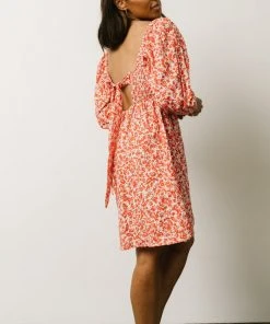 BS Clem Baby Doll Mini Dress | Orange Floral