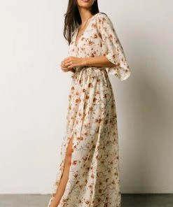 AK Corinth Maxi Dress | Cream Floral