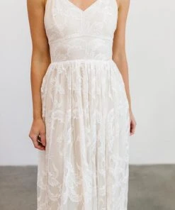 JH Dresses Cozette Lace Gown | White