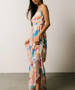 FT Dresses Desmond Tiered Maxi Dress | Multi Print
