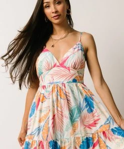 FT Dresses Desmond Tiered Maxi Dress | Multi Print