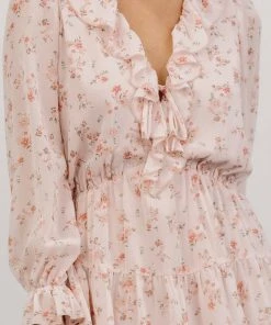 AK Doris Mini Dress | Blush Floral Dresses