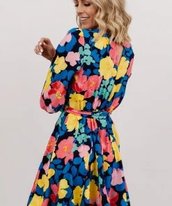 SL Elena Mini Dress | Navy Multi Floral Shop All