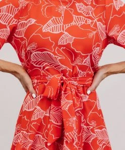 SL Shop All Elena Mini Dress | Red + Pink Floral