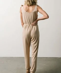 KA Jumpsuits Elise Tank Jumpsuit | Sand