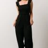 Ellen Wide Leg Jumpsuit | Black Boho