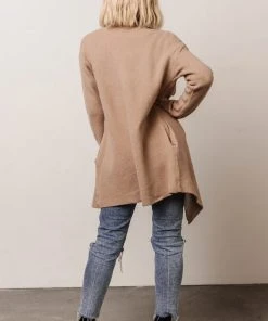 IL Ellison Lapel Cardigan | Beige