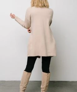 IL Ellison Lapel Cardigan | Oatmeal