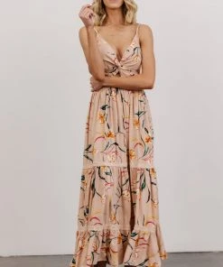 ANG Esme Tiered Maxi Dress | Blush Floral