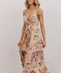 ANG Esme Tiered Maxi Dress | Blush Floral