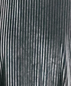 Baltic Born Fabric Swatch - Andi Ribbed Velvet | Pewter