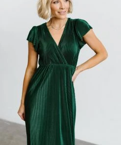 Baltic Born Fabric Swatches Fabric Swatch - Athena Pleated | Forest