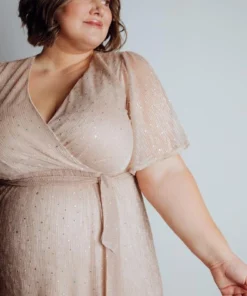 Baltic Born Fabric Swatch - Grace Sparkle | Champagne Fabric Swatches