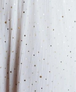 Baltic Born Fabric Swatches Fabric Swatch - Grace Sparkle | White