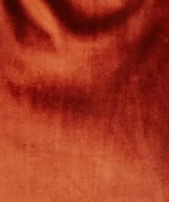 Baltic Born Fabric Swatch - Meghan Velvet | Rust