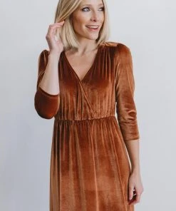 Baltic Born Fabric Swatch - Sofia Velvet | Spice Fabric Swatches