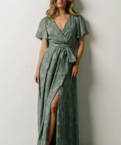 RR Faye Maxi Dress | Eucalyptus Dresses