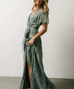 RR Faye Maxi Dress | Eucalyptus Dresses