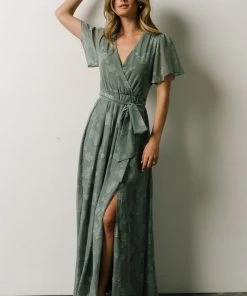 RR Faye Maxi Dress | Eucalyptus Dresses