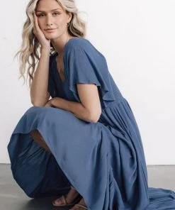 IL Felicity Smocked Dress | Blue